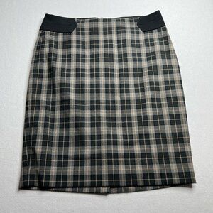 The Limited Plaid Stretch Pencil Skirt Size‎ 6